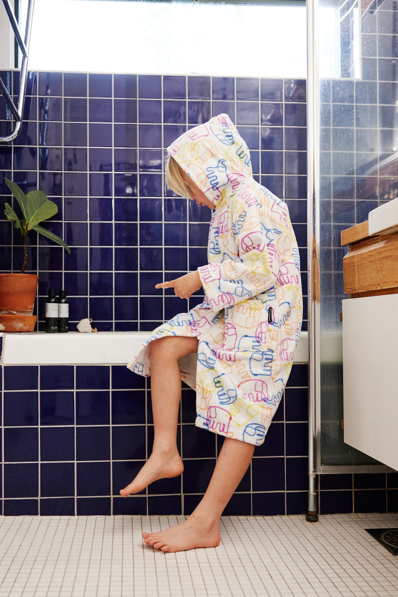 Elefantti villi Lasten kylpytakki - Image 6